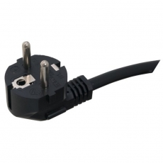 Netzstecker mit Stromkabel 3-polig 0,75mm²